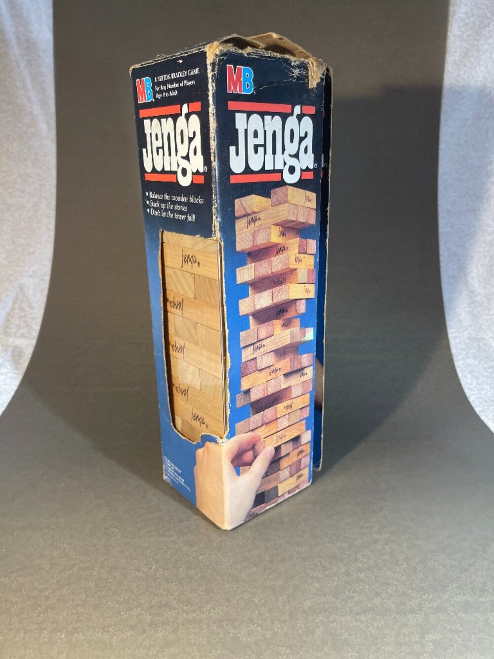 Vintage Jenga by Milton Bradley Original 1986